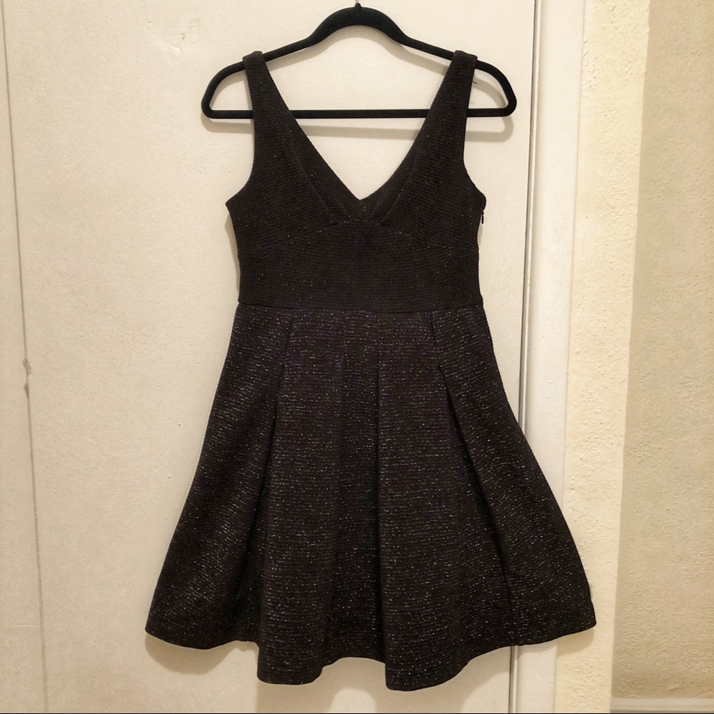 Betsy Johnson Bow Back Sparkle Party Dress Size 8